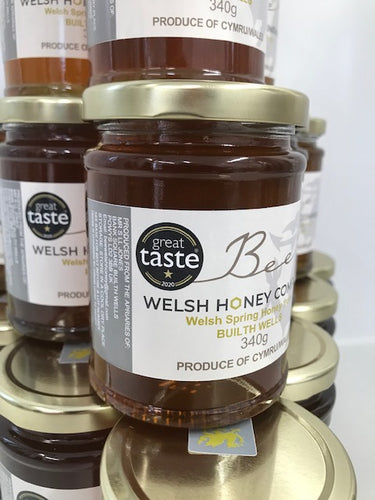Gourmet Foods Online | Raw Honey Wales | Bee Welsh Honey Company | Beeswax Block UK | Chunk Honey | UK Food Gift | 