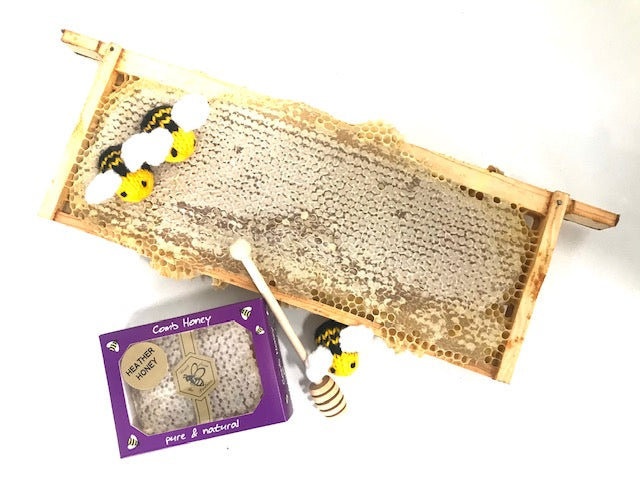 Beeswax Block UK | Gourmet Foods Online | Raw Honey Wales | Lime Blossom Honey | UK Food Gift | Bee Welsh Honey Company | 