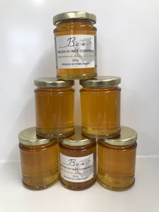 Lime Blossom Chunk Honey | UK Food Gift | Bee Welsh Honey Company | Beeswax Block UK | Gourmet Foods Online | Welsh Raw | 